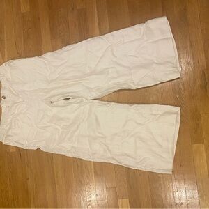 Banana Republic Wide Leg Pants in White